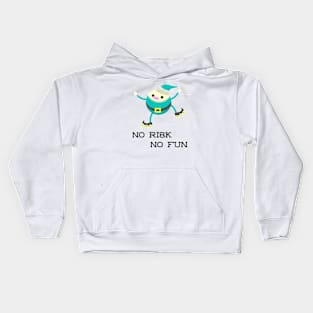 No Risk No Fun Kids Hoodie